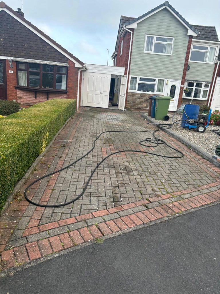 cleaning driveway, stafford