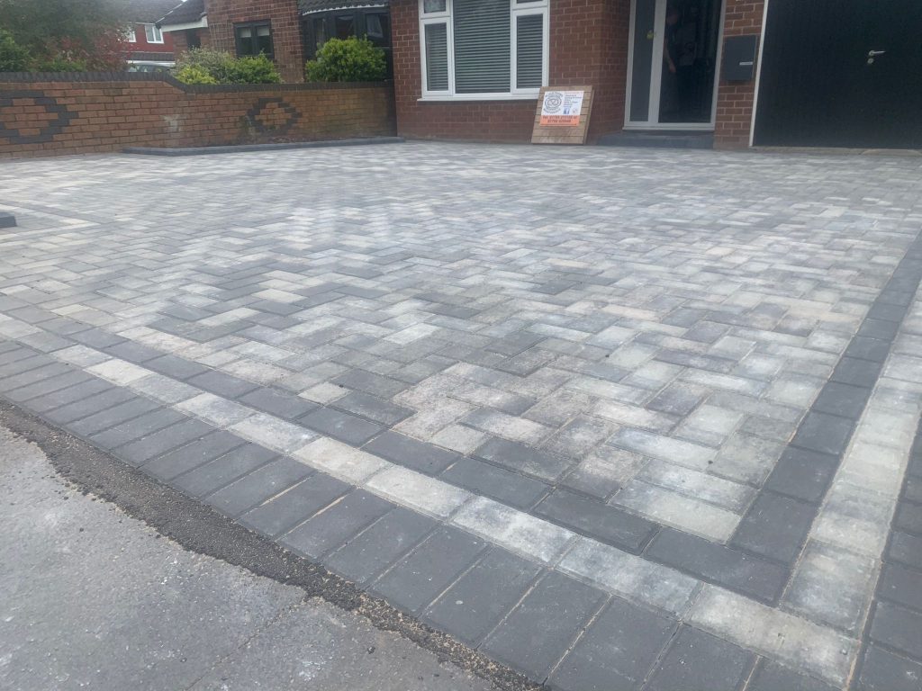 block paving driveway, stafford